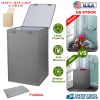 Foldable Laundry Hampers Washing Clothes Laundry Basket w/ Lid Handles Storage Organizer