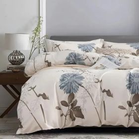 3pieces Comforter Set Queen Comforterx1 Pillowcasex2 Extremely Diverse Styles (Option: Elegant Floral)